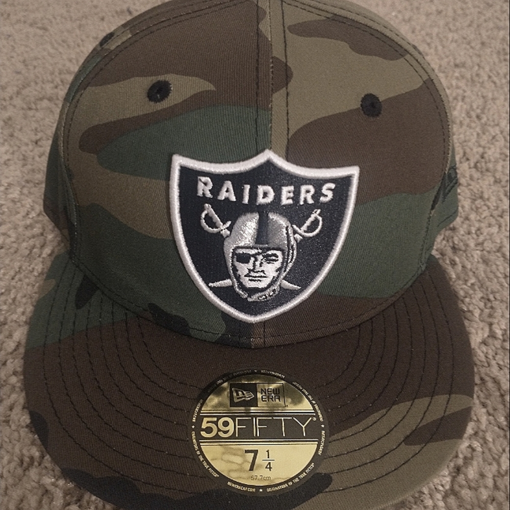 New Era 59Fifty Las Vegas Raiders NFL hat size:7 1/4 color:Camoflage